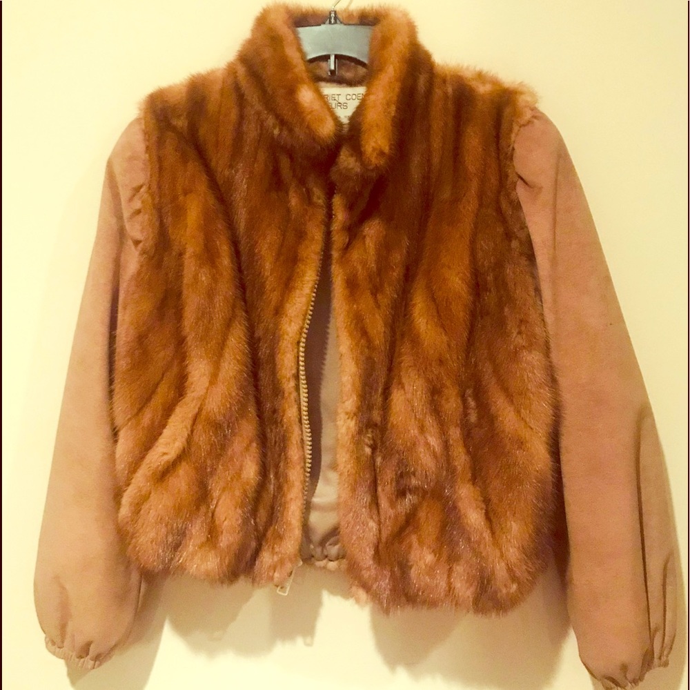 Vintage Mink Bomber Jacket